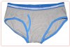 Slips Calvin Klein Hombre 365 Azul Gris