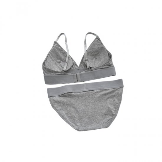 Conjunto Sujetador y Slip Calvin Klein Mujer Gris2 - Haga un click en la imagen para cerrar