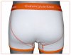 Boxer Calvin Klein Hombre 365 Naranja Blanco