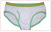 Slips Calvin Klein Hombre 365 Verde Blanco