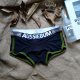 Boxer Aussiebum Hombre Malla Negro Verde