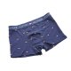 Boxer Tommy Hombre Estampado Geometrico Azul Oscuro