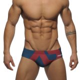 Slip Natacion Addicted Hombre Apagado Azul Rojo