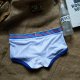 Boxer Aussiebum Hombre Malla Blanco Azul