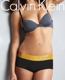 Boxer Calvin Klein Mujer Steel Dolado Negro