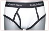 Slips Calvin Klein Hombre 365 Negro Blanco