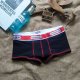 Boxer Aussiebum Hombre Rojo Negro