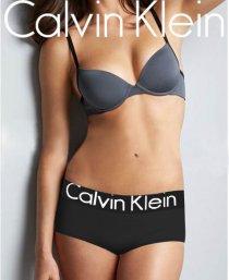 Boxer Calvin Klein Mujer Steel Negro Negro