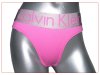 Calvin Klein Mujer Tanga Blateado Rosa