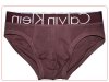 Slip Calvin Klein Hombre Steel Blateado Marron