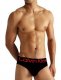 Slip Calvin Klein Hombre Steel Negro Rojo