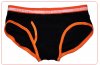 Slips Calvin Klein Hombre 365 Naranja Negro