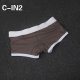 Boxer C-in2 Hombre Brown y Blanco