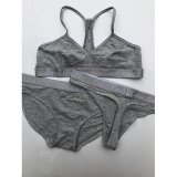 Conjunto Sujetador y Slip Calvin Klein Mujer Gris