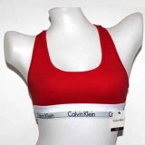 Sujetador Calvin Klein Mujer Blanco Rojo