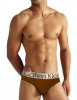 Slip Calvin Klein Hombre Steel Blateado Marron