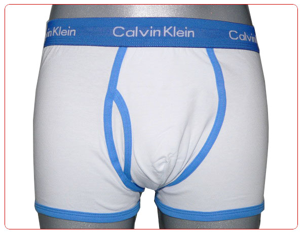 Boxer Calvin Klein Hombre 365 Azul Blanco - Haga un click en la imagen para cerrar