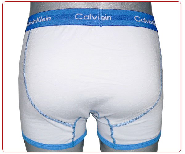 Boxer Calvin Klein Hombre 365 Azul Blanco - Haga un click en la imagen para cerrar