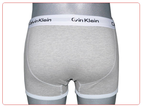 Boxer Calvin Klein Hombre 365 Blanco Gris - Haga un click en la imagen para cerrar