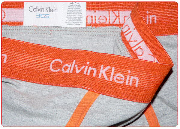Boxer Calvin Klein Hombre 365 Naranja Gris - Haga un click en la imagen para cerrar