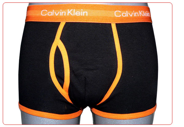 Boxer Calvin Klein Hombre 365 Naranja Negro - Haga un click en la imagen para cerrar