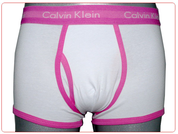 Boxer Calvin Klein Hombre 365 Rosa Blanco - Haga un click en la imagen para cerrar