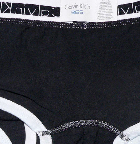 Slips Calvin Klein Hombre 365 Blanco Negro - Haga un click en la imagen para cerrar
