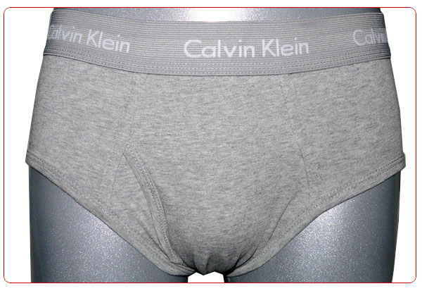 Slips Calvin Klein Hombre 365 Gris Gris - Haga un click en la imagen para cerrar