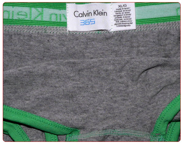 Slips Calvin Klein Hombre 365 Verde Gris - Haga un click en la imagen para cerrar