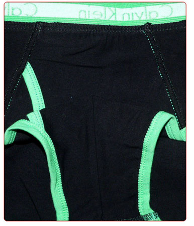 Slips Calvin Klein Hombre 365 Verde Negro - Haga un click en la imagen para cerrar