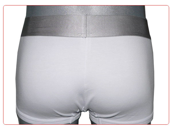 Boxer Calvin Klein Hombre Steel Blateado Blanco - Haga un click en la imagen para cerrar