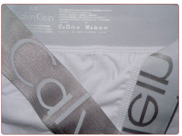 Boxer Calvin Klein Hombre Steel Blateado Blanco - Haga un click en la imagen para cerrar