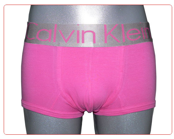 Boxer Calvin Klein Hombre Steel Blateado Rosa - Haga un click en la imagen para cerrar