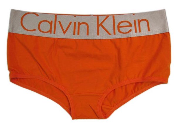 Boxer Calvin Klein Mujer Steel Blateado Naranja - Haga un click en la imagen para cerrar