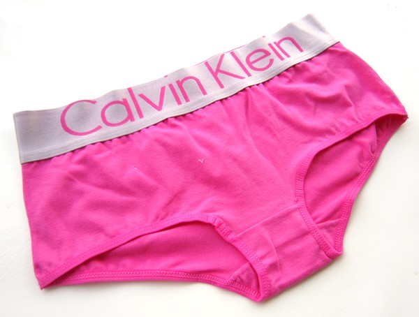 Boxer Calvin Klein Mujer Steel Blateado Rosa - Haga un click en la imagen para cerrar