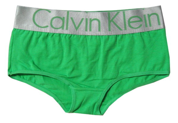 Boxer Calvin Klein Mujer Steel Blateado Verde - Haga un click en la imagen para cerrar