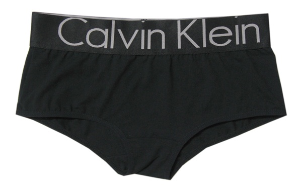 Boxer Calvin Klein Mujer Steel Negro Negro - Haga un click en la imagen para cerrar