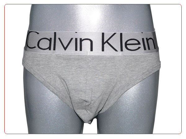 Slip Calvin Klein Hombre Steel Blateado Gris - Haga un click en la imagen para cerrar