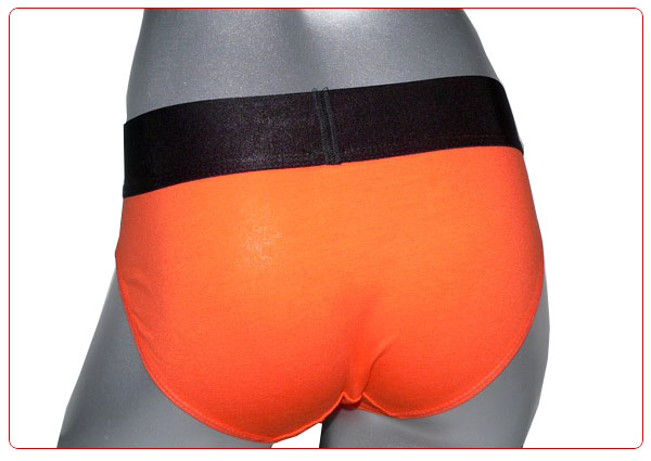 Slip Calvin Klein Mujer Steel Negro Naranja - Haga un click en la imagen para cerrar
