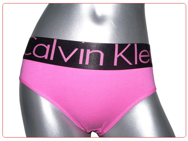 Slip Calvin Klein Mujer Steel Negro Rosa - Haga un click en la imagen para cerrar