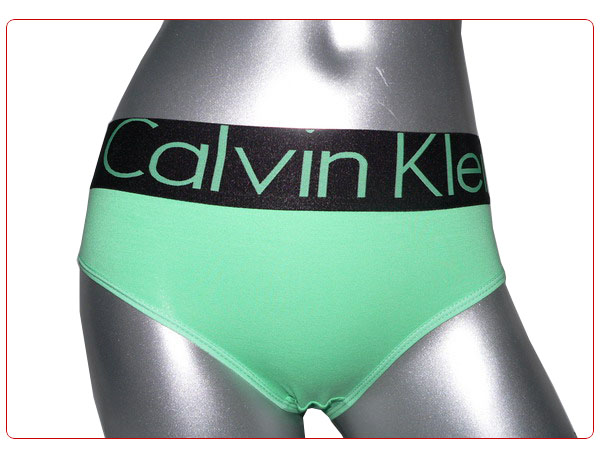 Slip Calvin Klein Mujer Steel Negro Verde - Haga un click en la imagen para cerrar